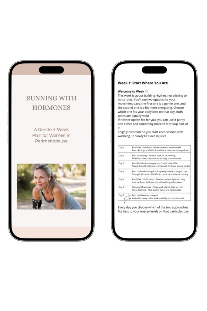 Image of the free 4-week running program for women over 40